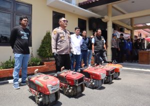 Pencurian Mesin Traktor Milik Gapoktan Terungkap, Polres Kebumen Ringkus Empat Pelaku Lintas Provinsi