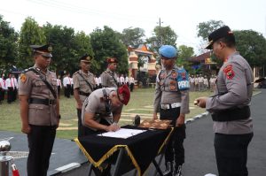 Rotasi Perwira, Polres Kebumen Gelar Sertijab, Kompol Andre Jabat Wakapolres