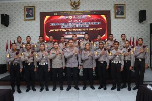 17 Taruna Akpol Batalyon Manggala Satya Jalani Latihan Kerja di Polres Kebumen