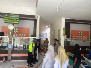 Keluar Asap dari Meteran Listrik, Atap Puskesmas Klirong 1 Kebakaran